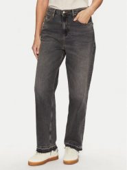 Tommy Jeans Jeansy Layla DW0DW20169 Szary Slim Fit. Szare jeansy damskie Tommy Jeans, bez wzorów, z bawełny. Za 289.99 zł.