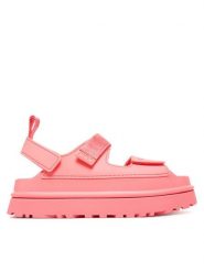 Ugg Sandały W Goldenglow 1152685 Różowy. Czerwone sandały damskie UGG, bez wzorów, z tworzywa sztucznego, bez obcasa, na płaskiej podeszwie, bez zapięcia. Za 469.99 zł.