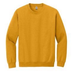Bluza Rozpinana Z Grubej Mieszanki Dla Dorosłych Unisex. Żółte bluzy męskie GILDAN, m, bez wzorów, bez ramiączek, bez kaptura. Za 86.99 zł.