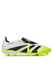 Adidas Buty do piłki nożnej Predator League Fold-Over Tongue JI1111 Biały. Białe buty sportowe męskie Adidas, bez wzorów, ze skóry, bez zapięcia. Za 329.99 zł.