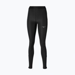 Legginsy do biegania damskie Mizuno Core Impulse Long. Czarne legginsy damskie Mizuno, bez wzorów. Za 149.99 zł.