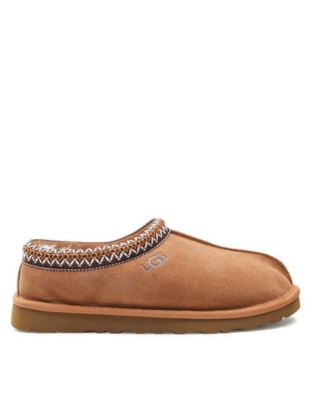 Ugg Śniegowce M Tasman 5950 Brązowy. Brązowe buty zimowe męskie UGG, bez wzorów, ze skóry, bez obcasa, bez zapięcia. Za 489.99 zł.