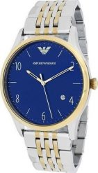 Zegarek Emporio Armani Zegarek Męski Armani AR1868 (41 mm). Zegarki męskie Emporio Armani, bez wzorów. Za 546.86 zł.