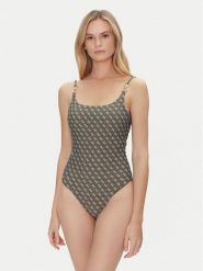 Guess Strój kąpielowy E5GJ45 KCRL2 Zielony. Zielone stroje kąpielowe damskie Guess, l, z aplikacjami, z syntetyku. Za 309.99 zł.