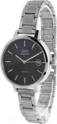 Zegarek QQ Zegarek damski QQ S325-212 srebrny. Szare zegarki damskie Q&Q, srebrne. Za 262.00 zł.