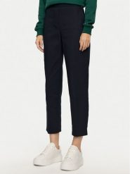 Tommy Hilfiger Chinosy Travel WW0WW43632 Granatowy Slim Fit. Niebieskie spodnie materiałowe damskie Tommy Hilfiger, bez wzorów, z syntetyku. Za 699.99 zł.