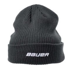 Czapka Unisex Dla Dorosłych Dzianinowa Prążkowana Team. Niebieskie czapki damskie Bauer, bez wzorów, z dzianiny. Za 224.99 zł.