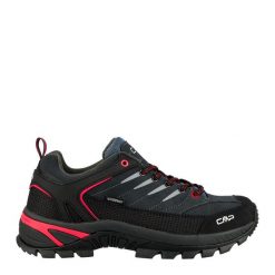 Buty trekkingowe męskie RIGEL 2.0 LOW skóra wodoodporne. Czarne trekkingi męskie CMP, z gumy, bez zapięcia. Za 559.99 zł.