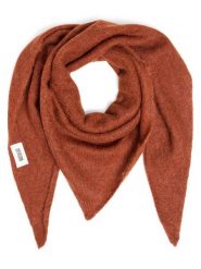 Drykorn szalik trójkątny z domieszką alpaki i wełny Kobiety Wełna brązowy, ONE SIZE. Brązowe szaliki damskie DRYKORN, bez wzorów, z wełny. Za 499.95 zł.