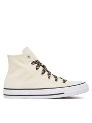 Converse Trampki Chuck Taylor All Star Leopard Laces A19179C Kremowy. Białe trampki i tenisówki damskie Converse, bez wzorów, z materiału, bez zapięcia. Za 419.99 zł.