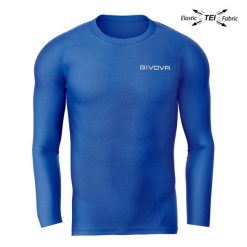 Koszulka GIVOVA CORPUS 3 niebieska. Niebieskie bluzy męskie Givova, s, bez wzorów, sportowe, bez ramiączek, bez kaptura. Za 110.00 zł.