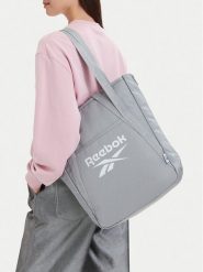 Reebok Torebka CWBEO-RBK-B-006-10 Szary jasny. Szare shopperki damskie Reebok, bez wzorów, z materiału, bez dodatków. Za 129.99 zł.