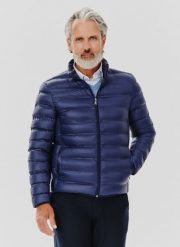 PAKO LORENTE – Krótka pikowana kurtka w kolorze granatowym. Kurtki męskie Pako Lorente, na jesień, bez wzorów, bez kaptura. Za 299.99 zł.