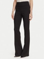 Rinascimento Spodnie materiałowe CFC0130140003 Czarny Flare Fit. Czarne spodnie materiałowe damskie Rinascimento, bez wzorów, z materiału. Za 464.99 zł.