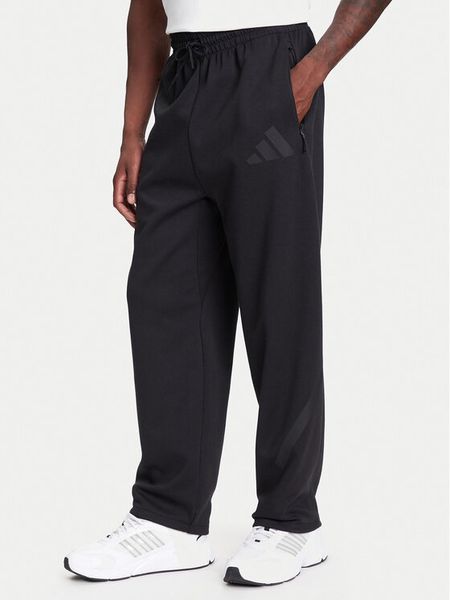 Adidas Spodnie dresowe Z.N.E. JC5478 Czarny Loose Fit. Czarne spodnie sportowe męskie Adidas, l, bez wzorów, z bawełny. Za 259.99 zł.