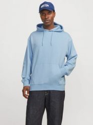 Jack&Jones męska bluza z kapturem JJESTAR BASIC SWEAT HOOD NOOS 12257852 CHAMBRAY BLUE M. Niebieskie bluzy męskie Jack & Jones, m, bez wzorów, bez ramiączek, z kapturem. Za 166.41 zł.