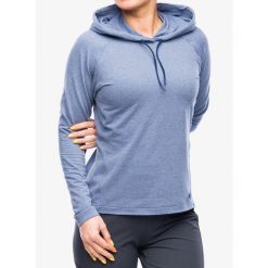 Bluza z kapturem damska Helly Hansen Verglas Light Hoodie. Niebieskie bluzy damskie Helly Hansen, xs, bez wzorów, bez ramiączek, z kapturem. Za 369.50 zł.