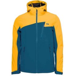 Męska kurtka softshell Loap Lurad żółta. Brązowe kurtki sportowe męskie LOOP, m, bez wzorów, z softshellu, bez kaptura, trekkingowe. Za 331.99 zł.