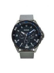 Hugo Zegarek Fresh 1530287 Srebrny. Szare, analogowe zegarki męskie Hugo, bez wzorów, srebrne. Za 679.99 zł.
