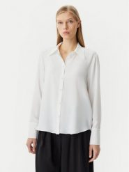 Rinascimento Koszula CFC0122916003 Biały Regular Fit. Białe koszule damskie Rinascimento, xl, bez wzorów, z syntetyku, bez kołnierzyka, bez ramiączek. Za 129.99 zł.