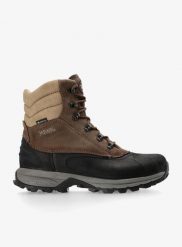 Buty zimowe damskie Meindl Lillehammer GTX. Brązowe obuwie trekkingowe damskie MEINDL, z gore-texu, bez zapięcia. Za 1,107.69 zł.