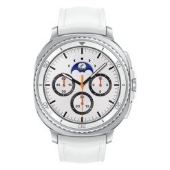 Zegarek Samsung Galaxy Watch8 Classic 46mm LTE. Białe, cyfrowe zegarki męskie SAMSUNG, bez wzorów, ze stali. Za 1,620.70 zł.