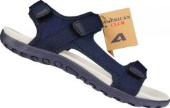 American Club Młodzieżowe sandały DRL-105NA 37. Sandały męskie American CLUB, bez wzorów, młodzieżowe, bez zapięcia. Za 115.00 zł.