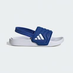 Klapki Adilette Estrap 2.0 Slides Children. Białe klapki męskie Adidas, bez wzorów, bez zapięcia. Za 109.00 zł.