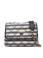 Guess Torebka Giully II Mini HWAG96 73740 Granatowy. Niebieskie listonoszki damskie Guess, z aplikacjami, z materiału, bez dodatków. Za 549.99 zł.