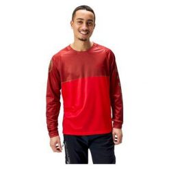 Longsleeve rowerowy męski Endura Core Printed. Czerwone bluzy męskie ENDURA, m, bez wzorów, sportowe, bez ramiączek, bez kaptura. Za 179.99 zł.