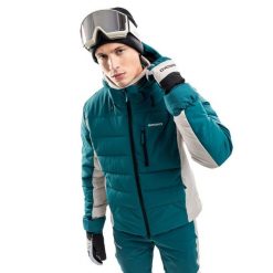 Męska kurtka narciarska Sporty zimowe Siroko W7 La Hoya. Zielone kurtki sportowe męskie SIROKO, na zimę, m, bez wzorów, z materiału, bez kaptura, narciarskie. W wyprzedaży za 957.95 zł.