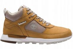 Buty trekkingowe damskie Timberland Field Trekker Mid leather TB0A2N9K231 Żółte 41. Żółte obuwie trekkingowe damskie Timberland, bez zapięcia. Za 429.55 zł.