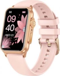 Smartwatch Rubicon RNCF06 Różowy. Czerwone zegarki smartwatch Rubicon, bez wzorów. Za 139.32 zł.