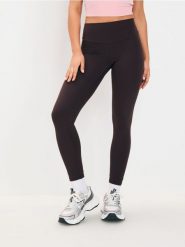 Legginsy GYM HARD - fioletowy. Fioletowe legginsy damskie Sinsay, bez wzorów. Za 39.99 zł.