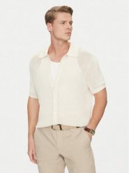 Marciano Guess Sweter 5GHR17 5861Z Beżowy Regular Fit. Brązowe swetry męskie Marciano Guess, m, z aplikacjami, z bawełny, bez kołnierzyka, bez ramiączek. Za 669.99 zł.