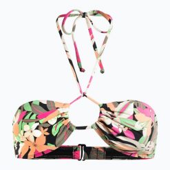 Góra od stroju kąpielowego ROXY Printed Beach Classics Halter. Brązowe stroje kąpielowe damskie Roxy, s, bez wzorów, z elastanu. Za 119.99 zł.