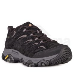 Buty turystyczne męskie Merrell Moab 3 GTX. Czarne buty zimowe męskie Merrell, bez wzorów, z gore-texu, bez obcasa, bez zapięcia. Za 549.99 zł.
