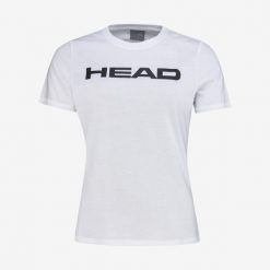 Koszulka z krótkim rękawem damska CLUB BASIC. Czarne koszulki sportowe damskie Head, xl, bez wzorów, z bawełny, bez ramiączek. W wyprzedaży za 59.50 zł.