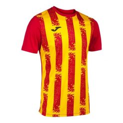 Jersey Joma Inter III. Czerwone koszulki sportowe męskie Joma, bez wzorów, z jersey, bez ramiączek, do piłki nożnej. W wyprzedaży za 126.35 zł.