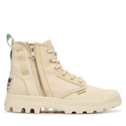 Trapery Palladium. Brązowe trapery damskie Palladium, bez zapięcia. Za 429.99 zł.