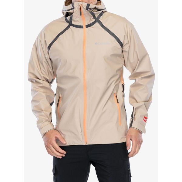 Kurtka przeciwdeszczowa męska Columbia Reign No Shine Jacket. Brązowe kurtki męskie Columbia, m, bez wzorów, sportowe, bez kaptura. Za 665.99 zł.