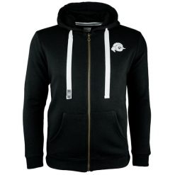 Męska bluza z polaru z kapturem i zamkiem błyskawicznym. Czarne bluzy męskie GUGGEN MOUNTAIN, m, bez wzorów, z bawełny, sportowe, bez ramiączek, z kapturem. W wyprzedaży za 237.08 zł.