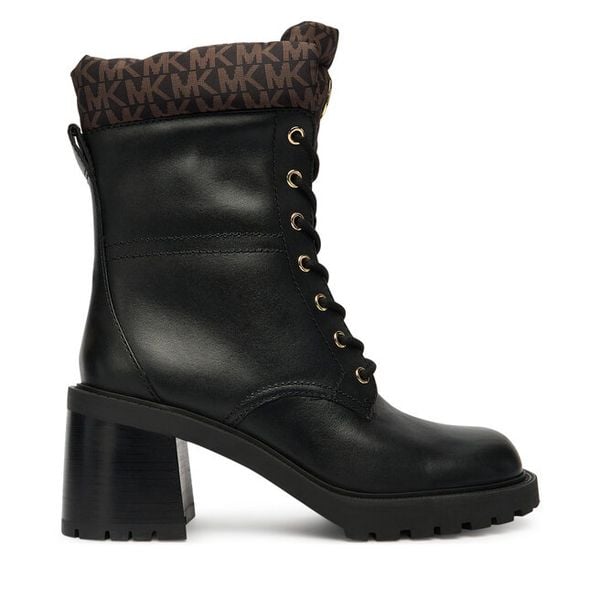 Trzewiki MICHAEL Michael Kors. Brązowe botki damskie MICHAEL Michael Kors, bez wzorów, bez obcasa, na słupku, bez zapięcia. Za 689.99 zł.