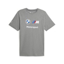 Koszulka Sportowa Męska Puma Bmw Mms Ess Logo. Szare koszulki sportowe męskie Puma, m, bez wzorów, bez ramiączek, na fitness i siłownię. Za 212.00 zł.