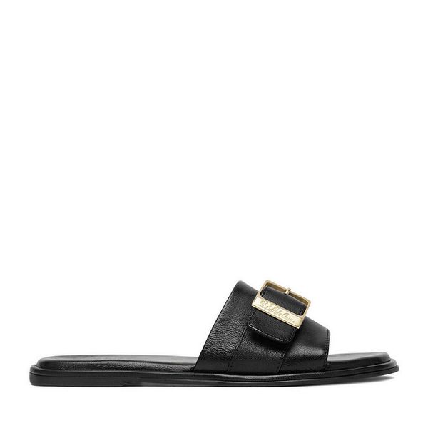 Klapki U.S. Polo Assn. Czarne klapki damskie U.S. Polo Assn., bez wzorów, bez obcasa, bez zapięcia. Za 150.99 zł.