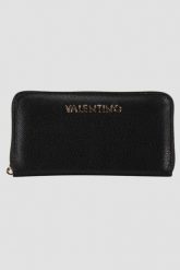 VALENTINO Czarny portfel Divina. Czarne portfele damskie Valentino by Mario Valentino. W wyprzedaży za 207.99 zł.