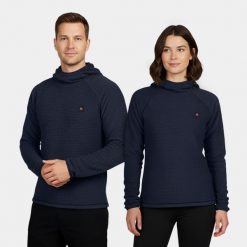 Bluza Primaloft unisex Alpinus Eio. Niebieskie bluzy damskie Alpinus, xs, bez wzorów, z materiału, bez ramiączek, bez kaptura. Za 349.00 zł.