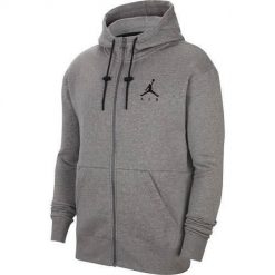 Bluza sportowa męska Nike Jordan Jumpman Air. Szare bluzy sportowe męskie Nike, l, bez wzorów, z kapturem. Za 399.00 zł.