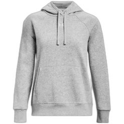 Bluza damska Under Armour Rival Fleece Hoodie. Szare bluzy damskie Under Armour, xl, bez wzorów, sportowe, bez ramiączek, bez kaptura. Za 257.05 zł.