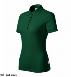 RIMECK - ADLER - Koszulka polo damska, 200 g/m dark green M. Zielone bluzki damskie RIMECK, m, bez wzorów, bez kołnierzyka, bez ramiączek. Za 34.30 zł.